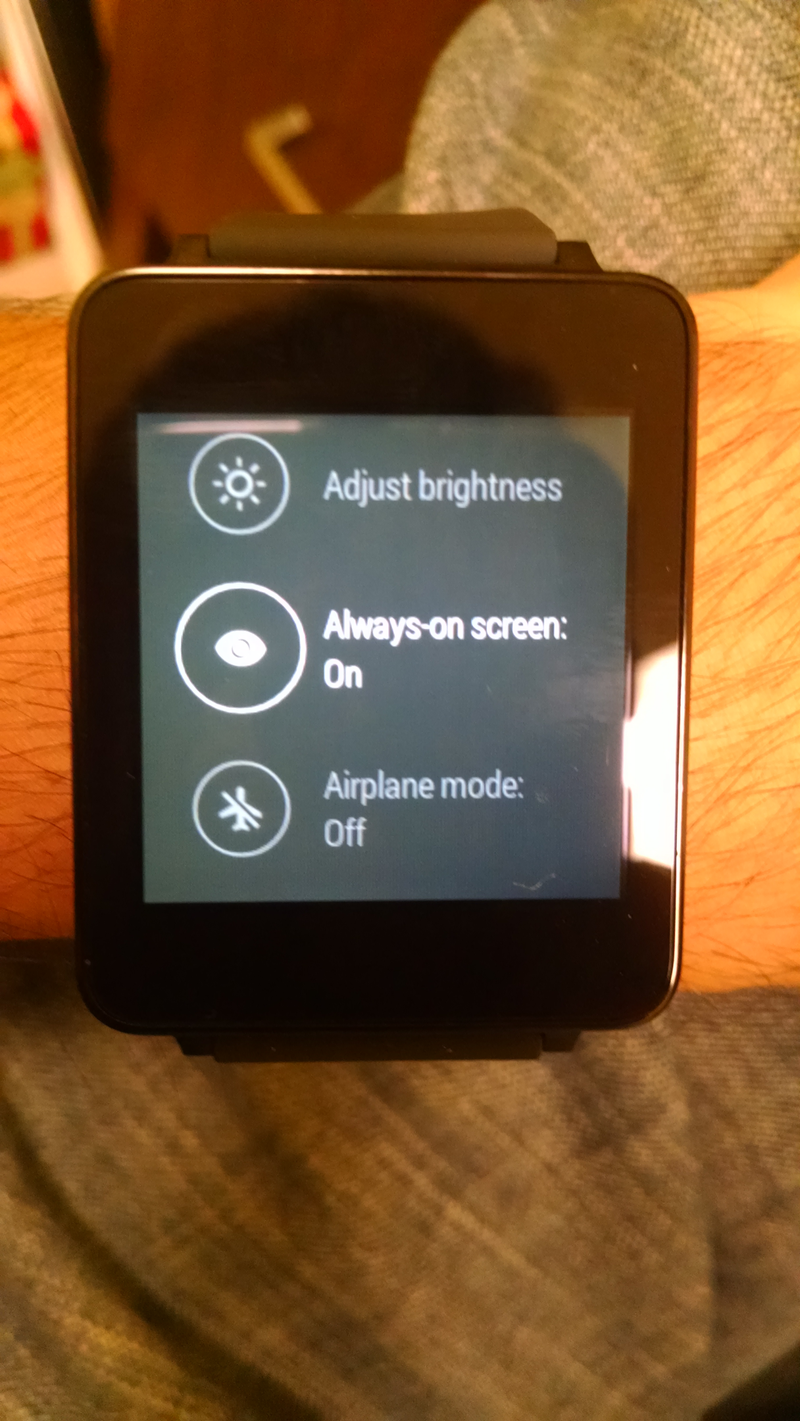 Illustration for article titled Android Wear Review: The OS itself.